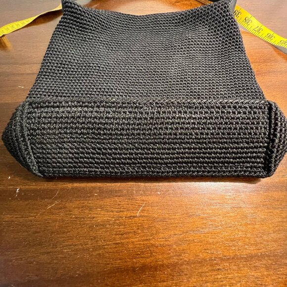 The Sak Elliot Luca Black Crochet Purse Y2K Minimalist Classic Basic - Picture 8 of 13